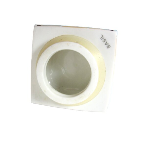 Original Lenox Spice Village Basil Spice Jar Cottage House Ceramic - Picture 9 of 9